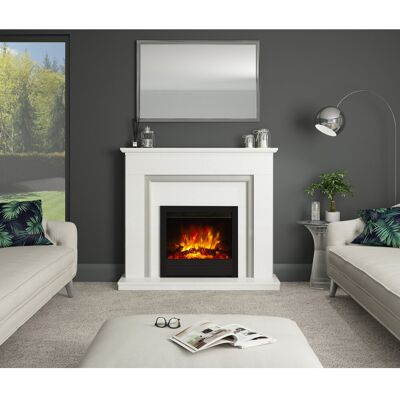 Flare Beam Edge 22" Inset Electric Fire Black 60.3cm H X 66.1cm W X 11.2cm D Flare Beam Edge 22" Inset Electric Fire Black 60.3cm H X 66.1cm W X 11.2cm D