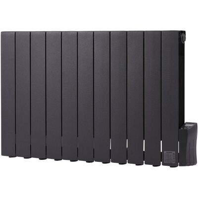 Symple Stuff Coretha Horizontal Flat 5120 BTU Electric Radiant Panel Heater Black 57.5cm H x 77cm W x 8cm D Symple Stuff Coretha Horizontal Flat 5120 BTU Electric Radiant Panel Heater Black 57.5cm H x 77cm W x 8cm D