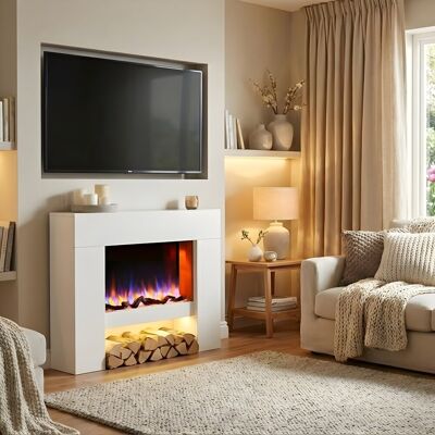 Endeavour Fires - Staxton - Electric Fireplace Suite Endeavour Fires - Staxton - Electric Fireplace Suite
