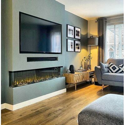 17 Stories Jessica-Taylor Recessed Wall Mounted Electric Fireplace Silver 18.9" H x 50" W x 7.9" D 17 Stories Jessica-Taylor Recessed Wall Mounted Electric Fireplace Silver 18.9" H x 50" W x 7.9" D