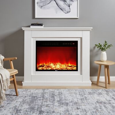 Latitude Run 100cm W Built-in Electric Fireplace White 82.5cm H X 100cm W X 27.9cm D Latitude Run 100cm W Built-in Electric Fireplace White 82.5cm H X 100cm W X 27.9cm D