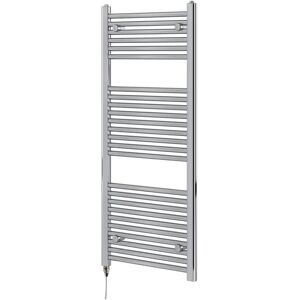 Belfry Heating Winders Vertical Straight Electric Towel Rail gray 1200.0 H x 500.0 W x 30.0 D cm