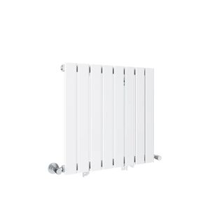 Belfry Heating Sydnee Horizontal Flat Panel Radiator white 60.0 H x 60.0 W x 4.9 D cm