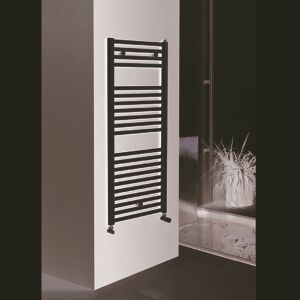 Belfry Heating Phoebe Vertical Straight Towel Rail white 76.4 H x 60.0 W x 3.0 D cm