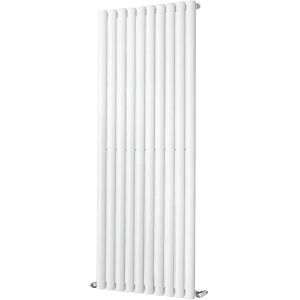 Belfry Heating Shoshana Vertical Single Oval Panel Radiator gray 160cm H x 59cm W