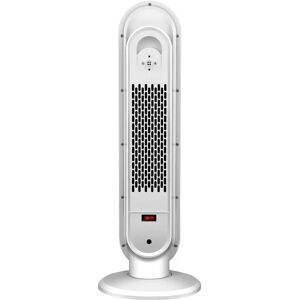 Belfry Heating Diggs 2,000 Watt Electric Fan Radiator Heater with Adjustable Thermostat white 63.5 H x 21.0 W x 21.0 D cm