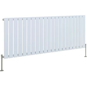 Belfry Heating Adah Horizontal Single Flat Panel Radiator white 60.0 H x 142.8 W x 5.2 D cm