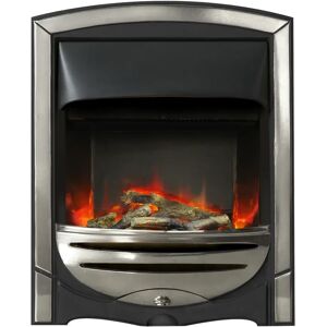 Belfry Heating Daenerys Electric Inset Fire gray 64.0 H x 51.5 W x 7.5 D cm