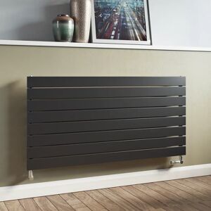 Belfry Heating Andrew Horizontal Flat Panel Radiator gray 67.0 H x 180.0 W x 7.1 D cm