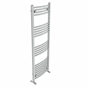 Belfry Heating Cano Curved Heated Towel Rail Radiator Bathroom Ladder Warmer gray 140.0 H x 50.0 W x 5.2 D cm