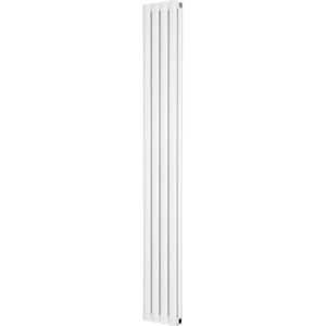 Belfry Heating Shoshana Vertical Single Oval Panel Radiator gray 160.0 H x 23.6 W cm