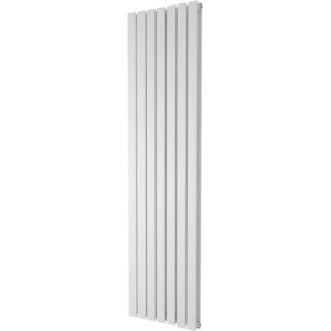 Belfry Heating Lourdes Vertical Flat Double Panel Radiator white 160.0 H x 61.0 W cm