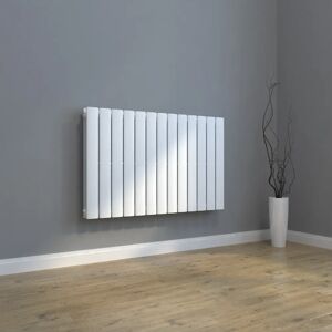 Belfry Heating Reita Horizontal Designer Radiator white 63.0 H x 1.0 D cm