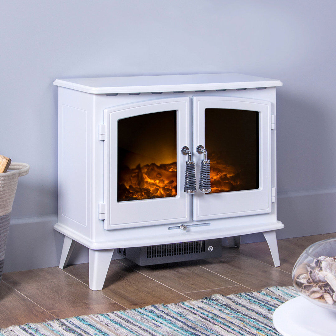 Adam Woudhouse Stove Pure White 54cm H X 63cm W X 30cm D