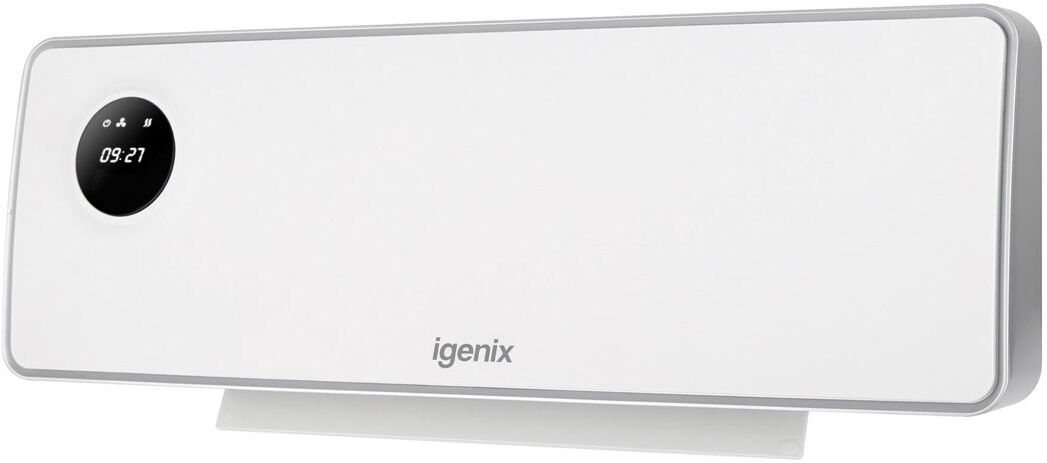 Igenix 2Kw Wall Ptc Fan Heater White White 18.7cm H X 54cm W X 13.8cm D