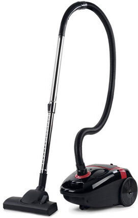 Klarstein Mister Eco Handheld Cylinder Vacuum Cleaner with Bag Klarstein Colour: Black/Red  - Size: 61cm H x 61cm W x 4cm D Klarstein Mister Eco Handheld Cylinder Vacuum Cleaner with Bag Klarstein Colour: Black/Red  - Size: 61cm H x 61cm W x 4cm D