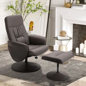 17 Stories Kahley Manual Recliner brown 105.0 H x 81.0 W x 81.0 D cm