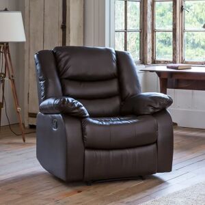 Brayden Studio Armeta 96cm Wide Recliner brown 94.0 H x 96.0 W x 91.0 D cm