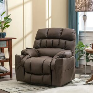 Ebern Designs Krustyu Electric Lift Assist Recliner brown 102.0 H x 93.0 W x 93.0 D cm