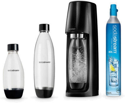SodaStream Spirit Sparkling Water Maker Mega Pack SodaStream  - Size: 220cm H x 200cm W x 200cm D SodaStream Spirit Sparkling Water Maker Mega Pack SodaStream  - Size: 220cm H x 200cm W x 200cm D