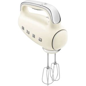 Smeg 50s Style Retro Hand Mixer In White 9 Speed Hand Mixer 17.1 H x 10.0 W x 22.1 D cm