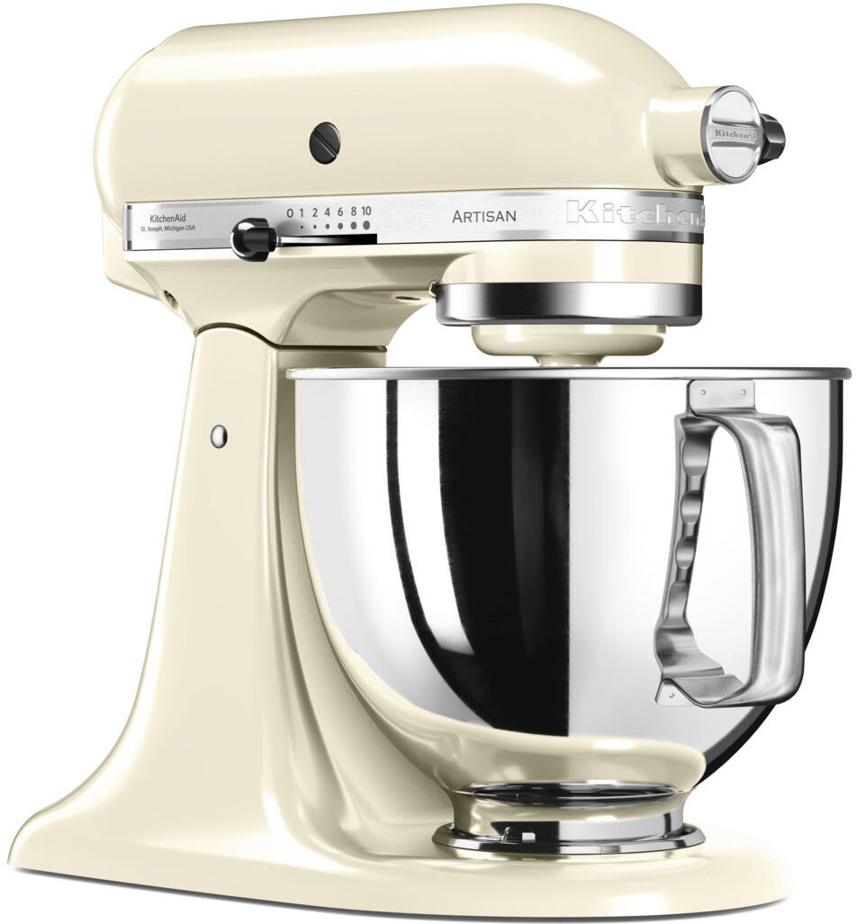 KitchenAid 4.8L Artisan Tilt-Head Stand Mixer Almond Cream