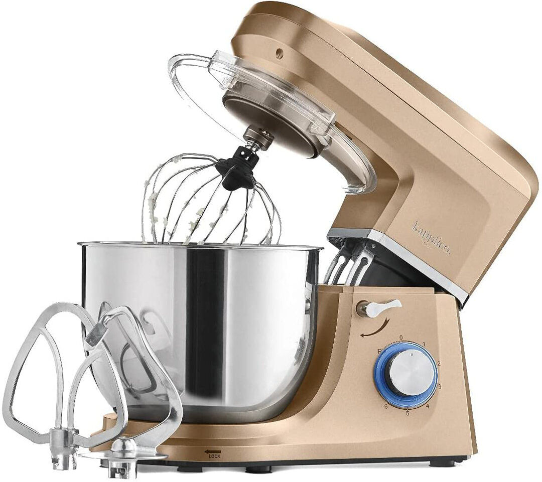 Kapplico 6-Speed 7L Stand Mixer Gold