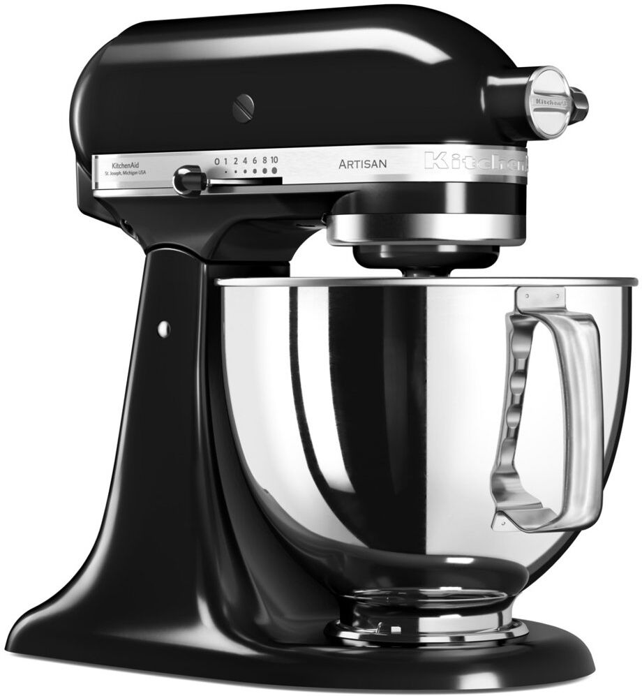 KitchenAid 4.8L Artisan Tilt-Head Stand Mixer Onyx Black