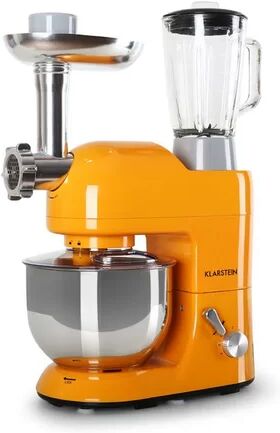 Klarstein Lucia Argentea 6-Speed 5 L Stand Mixer Klarstein Colour: Orange  - Size: 28cm H X 52cm W X 60cm D