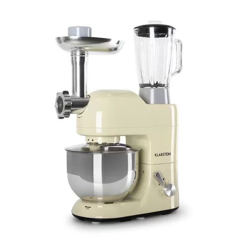 Klarstein Lucia Argentea 6-Speed 5 L Stand Mixer Klarstein Colour: Cream  - Size: 40cm H X 90cm W X 50cm D