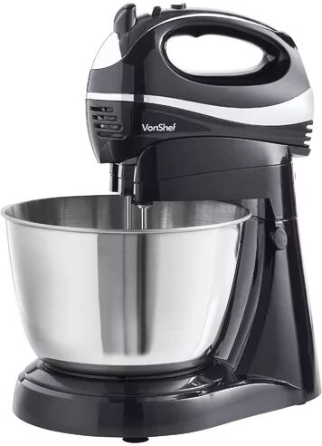 VonShef 2 in 1 5-Speed 3.5L Stand Mixer VonShef 36cm H X 20cm W X 16cm D