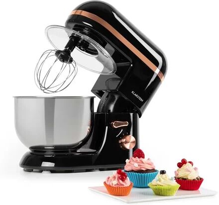 Klarstein Bella Elegance 6-Speed 5L Stand Mixer Klarstein Colour: Black  - Size: 37cm H X 55cm W X 64cm D Klarstein Bella Elegance 6-Speed 5L Stand Mixer Klarstein Colour: Black  - Size: 37cm H X 55cm W X 64cm D