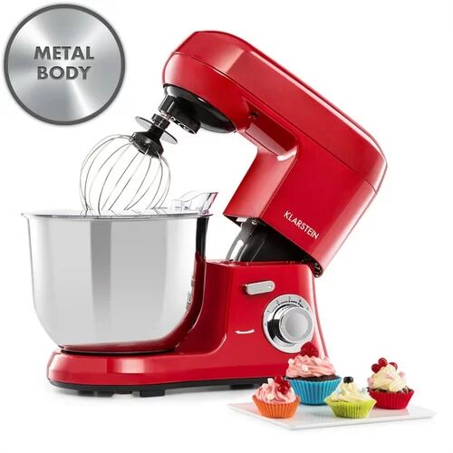 Klarstein Bella Robusta 6-Speed 5.5L Stand Mixer Klarstein Colour: Red  - Size: 37cm H X 26cm W X 44cm D