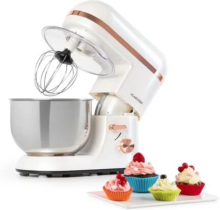 Klarstein Bella Elegance 6-Speed 5L Stand Mixer Klarstein Colour: White  - Size: 37cm H X 26cm W X 44cm D Klarstein Bella Elegance 6-Speed 5L Stand Mixer Klarstein Colour: White  - Size: 37cm H X 26cm W X 44cm D