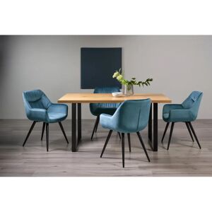 Mercury Fast Break 5 - Piece Dining Set blue 75.0 H cm