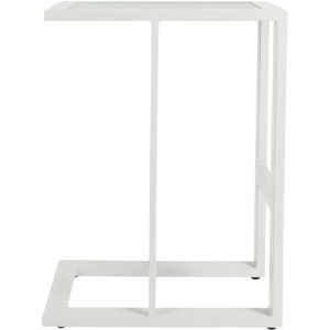 17 Stories Harutaka Aluminium Side Table white 61.5 H x 45.0 W x 25.0 D cm