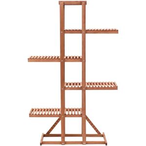 Ebern Designs Weymouth Plant Stand brown 139.0 H x 86.0 W x 36.0 D cm