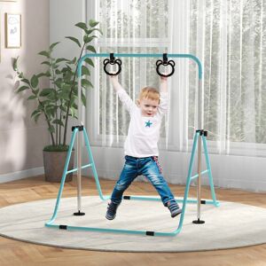 Isabelle & Max Metro Lane Cosenza Metal Foldable and Water Resistant Outdoor Kids Game Green 128cm H X 148cm W X 105cm D
