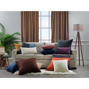 Lilijan Home & Curtain Indoor / Outdoor Square Scatter Cushion Cover Dark Brown 60 x 60cm