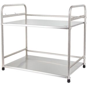 Rebrilliant Kaczor 58cm Stainless Steel Standard Baker's Rack with Microwave Compatibility Silver 52.5cm H X 58cm W X 36cm D