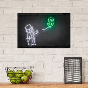 Ebern Designs Rich Uncle Pennybags (aka Mr. Monopoly) with A Balloon' by Aged Pixel 30.48 cm H x 45.72 cm W