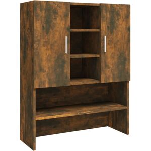 Ebern Designs Awan Washing Machine Cabinet 70,5x25,5x90 cm Smoked Oak 90cm H X 70.5cm W X 25.5cm D