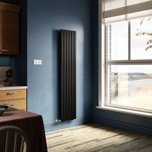 Brayden Studio Camaran Vertical Designer Radiator Black 180cm H x 40cm W x 6.1cm D Brayden Studio Camaran Vertical Designer Radiator Black 180cm H x 40cm W x 6.1cm D