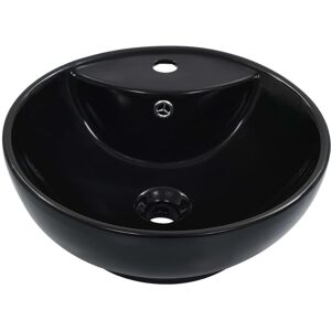 Belfry Bathroom Phoibos Ceramic Countertop Basin Black 465mm L X 465mm W X 180mm H Belfry Bathroom Phoibos Ceramic Countertop Basin Black 465mm L X 465mm W X 180mm H