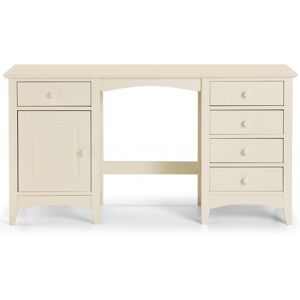 ClassicLiving Omprakash Twin Pedestal Dressing Table in Stone White 71cm H X 137cm W X 43cm D ClassicLiving Omprakash Twin Pedestal Dressing Table in Stone White 71cm H X 137cm W X 43cm D