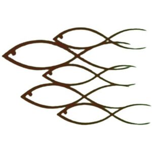 Highland Dunes Hettick 5 Piece Print Copper 75cm H x 50cm W Highland Dunes Hettick 5 Piece Print Copper 75cm H x 50cm W