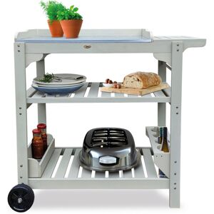 Lark Manor Lyles Metal Potting Bench Grey 100cm H X 110cm W X 48cm D Lark Manor Lyles Metal Potting Bench Grey 100cm H X 110cm W X 48cm D