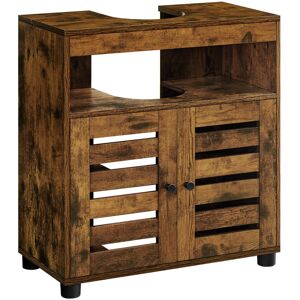 Alpen Home Charton Freestanding Under Sink Cabinet Rustic Brown 64cm H X 60cm W X 30cm D Alpen Home Charton Freestanding Under Sink Cabinet Rustic Brown 64cm H X 60cm W X 30cm D