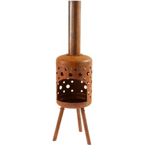 Corrigan Studio Gozo Fire Bowl 30cm, Fire Pit for Garden Terrace Heating, Fire Basket with Spark Protection Raw 115cm H X 30cm W X 30cm D Corrigan Studio Gozo Fire Bowl 30cm, Fire Pit for Garden Terrace Heating, Fire Basket with Spark Protection Raw 115cm H X 30cm W X 30cm D