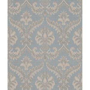 Lily Manor Elgin Traditional Damask Design Embossed Satin 10m x 53cm Wallpaper Roll Blue Lily Manor Elgin Traditional Damask Design Embossed Satin 10m x 53cm Wallpaper Roll Blue